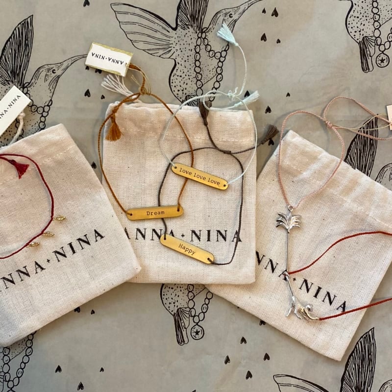 anna + nina thread bracelets - pack of 4